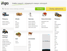 Tablet Screenshot of iagro.pl